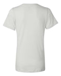 BELLA + CANVAS 6405 Women’s Relaxed Jersey V-Neck Tee - White - back