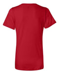 BELLA + CANVAS 6405 Women’s Relaxed Jersey V-Neck Tee - Red - back