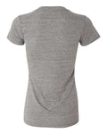 BELLA + CANVAS 8435 Women’s Triblend Deep V-Neck Tee - Grey Triblend - back
