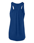 BELLA + CANVAS 8800 Women's Flowy Racerback Tank - True Royal - back