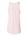 BELLA + CANVAS 8800 Women's Flowy Racerback Tank - Soft Pink - back