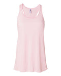 BELLA + CANVAS 8800 Women's Flowy Racerback Tank - Soft Pink - front