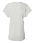 BELLA + CANVAS 8801 Women’s Flowy Raglan Tee - White - back