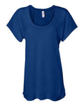 BELLA + CANVAS 8801 Women’s Flowy Raglan Tee - True Royal - front