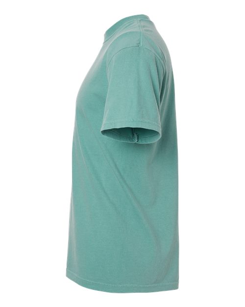 Comfort Colors 1717 Garment-Dyed Heavyweight T-Shirt - Seafoam - side