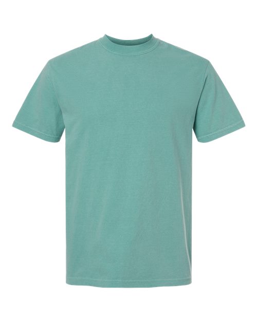 Comfort Colors 1717 Garment-Dyed Heavyweight T-Shirt - Seafoam - flat front
