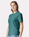 Comfort Colors 1717 Garment-Dyed Heavyweight T-Shirt - Seafoam - model side