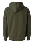Independent Trading Co. SS4500 Midweight Hooded Sweatshirt - Army Heather - back
