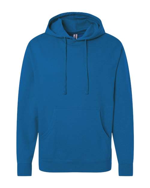 Independent Trading Co. SS4500 Midweight Hooded Sweatshirt - Royal Heather - flat front