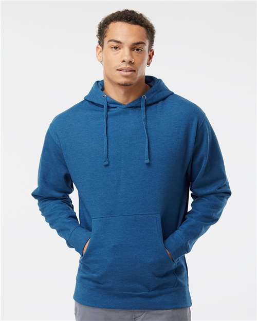 Independent Trading Co. SS4500 Midweight Hooded Sweatshirt - Royal Heather - model front