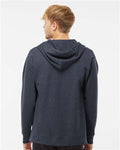 Independent Trading Co. SS4500Z Midweight Full-Zip Hooded Sweatshirt - Classic Navy Heather - model back