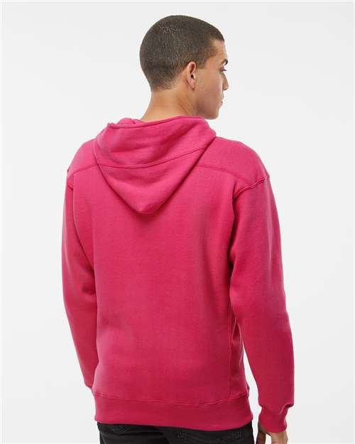 J. America 8830 Men's Sport Lace Hooded Sweatshirt - Wildberry - model back