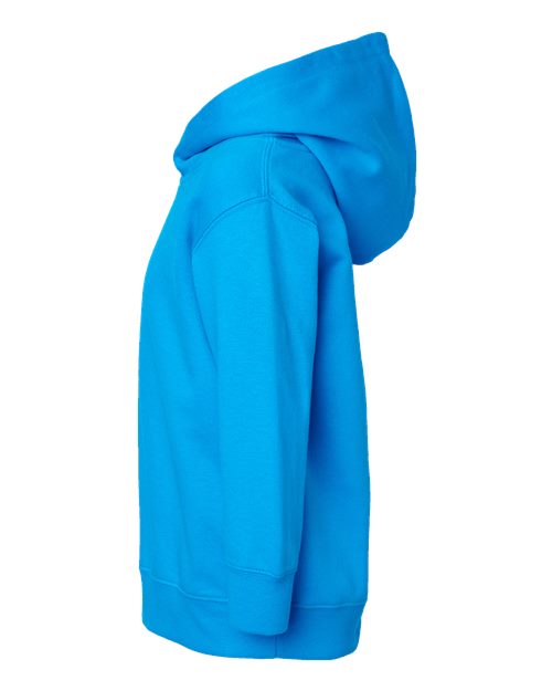 Rabbit Skins 3326 Toddler Pullover Fleece Hoodie - Turquoise - side
