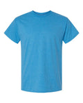 Gildan 2000 Ultra Cotton T-Shirt - Heather Sapphire - flat front
