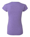 Gildan 64000L Women's Softstyle T-Shirt - Heather Purple - back