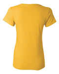 Gildan 5000L Women's Heavy Cotton T-Shirt - Gold - back