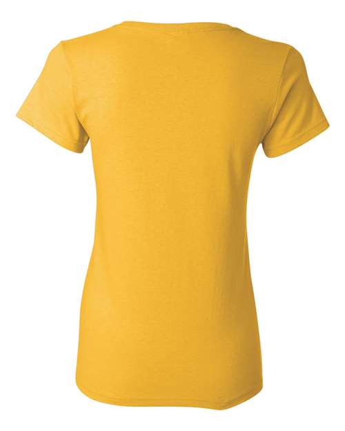 Gildan 5000L Women's Heavy Cotton T-Shirt - Gold - back