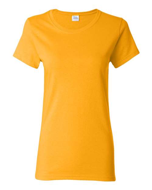Gildan 5000L Women's Heavy Cotton T-Shirt - Gold - front