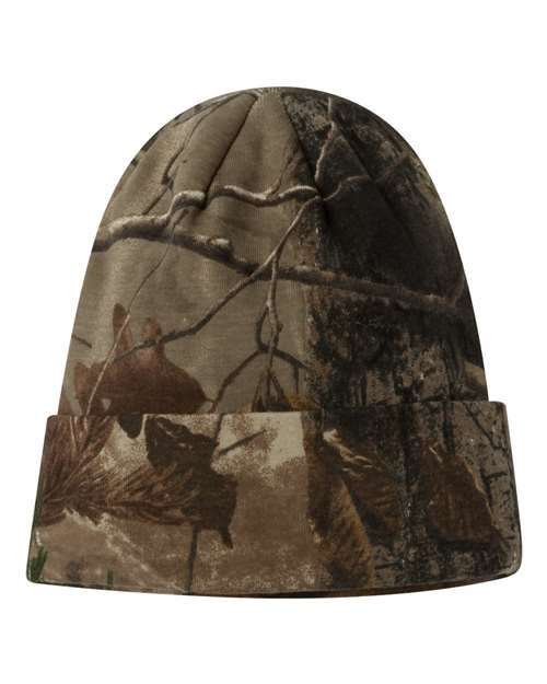 Kati LCB12 12" Licensed Camo Cuffed Beanie - Realtree All Purpose - front