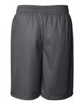 Badger 7209 Men's Pro Mesh 9" Shorts - Graphite - back