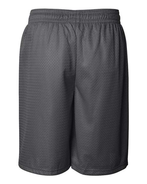 Badger 7209 Men's Pro Mesh 9" Shorts - Graphite - back