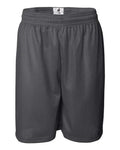 Badger 7209 Men's Pro Mesh 9" Shorts - Graphite - front
