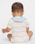 Rabbit Skins 1005 Infant Premium Jersey Bib - Light Blue - model back
