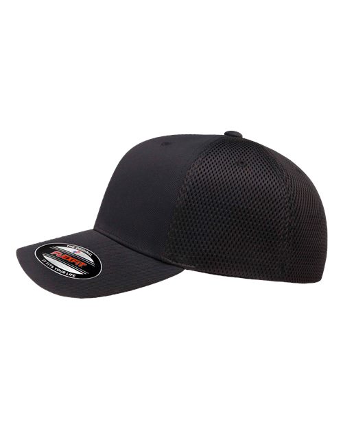Flexfit 6533 Ultrafiber Mesh Cap - Black - side