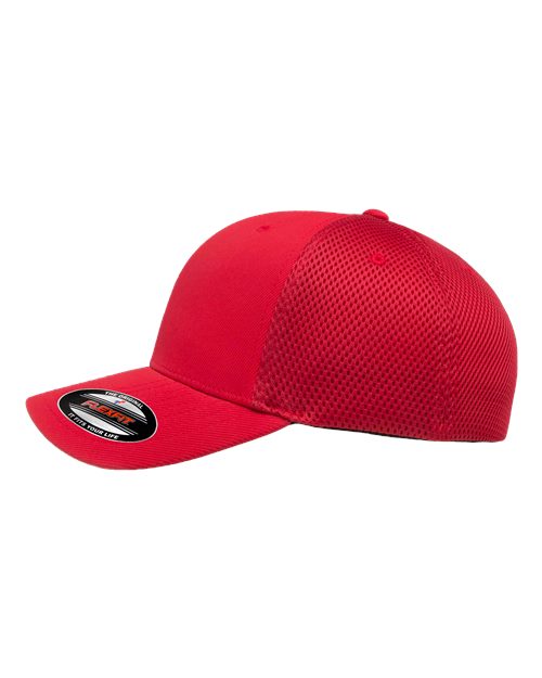 Flexfit 6533 Ultrafiber Mesh Cap - Red - side