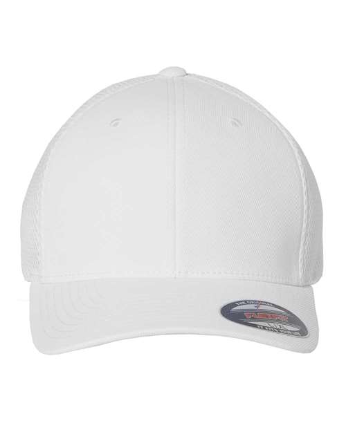 Flexfit 6533 Ultrafiber Mesh Cap - White - front