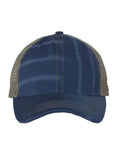 Valucap 3150 Bounty Dirty-Washed Mesh-Back Cap - Ocean/ Sage - front
