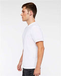 SubliVie 1910 Men's Polyester Sublimation Tee - White - model side