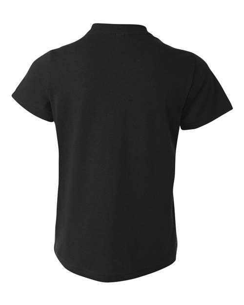 Bella + Canvas 3001Y Youth Jersey Tee - Black - back