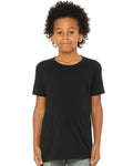 Bella + Canvas 3001Y Youth Jersey Tee - Black - model front