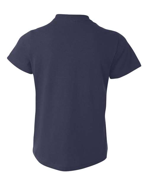 Bella + Canvas 3001Y Youth Jersey Tee - Navy - back