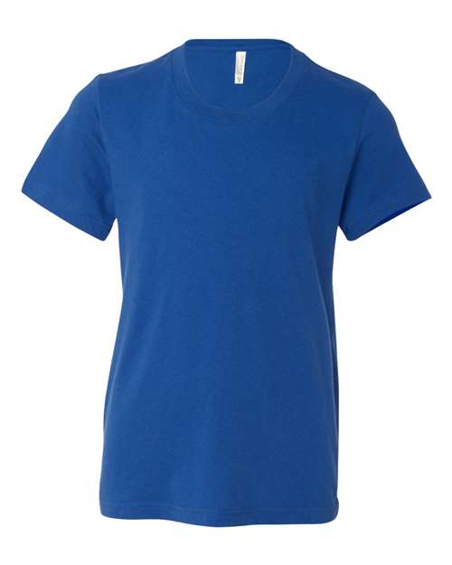 Bella + Canvas 3001Y Youth Jersey Tee - True Royal - front