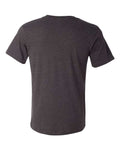 BELLA + CANVAS 3021 Men's Jersey Pocket Tee - Dark Grey Heather - back