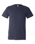 BELLA + CANVAS 3021 Men's Jersey Pocket Tee - Navy - front