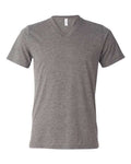 Bella + Canvas 3415 Triblend V-Neck Tee - Grey Triblend - front