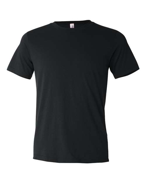 BELLA + CANVAS 3650 Unisex Texture Tee - Black - front