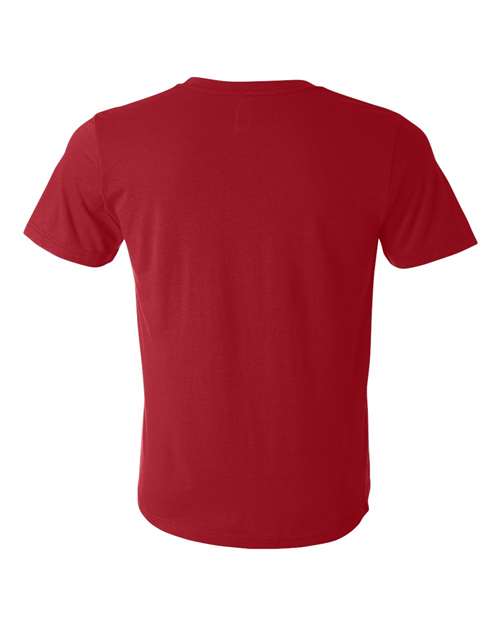 BELLA + CANVAS 3650 Unisex Texture Tee - Red - back