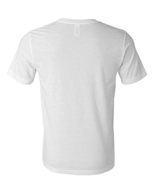 BELLA + CANVAS 3650 Unisex Texture Tee - White - back