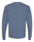 Comfort Colors 6014 Garment-Dyed Heavyweight Long Sleeve T-Shirt - Blue Jean - back