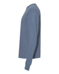Comfort Colors 6014 Garment-Dyed Heavyweight Long Sleeve T-Shirt - Blue Jean - side