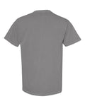 Comfort Colors 6030 Unisex Garment-Dyed Heavyweight Pocket T-Shirt - Grey - back
