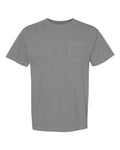 Comfort Colors 6030 Unisex Garment-Dyed Heavyweight Pocket T-Shirt - Grey - front