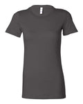 Bella + Canvas 6004 Women's Slim Fit Tee - Asphalt - front