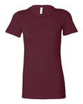 Bella + Canvas 6004 Women's Slim Fit Tee - Maroon - front