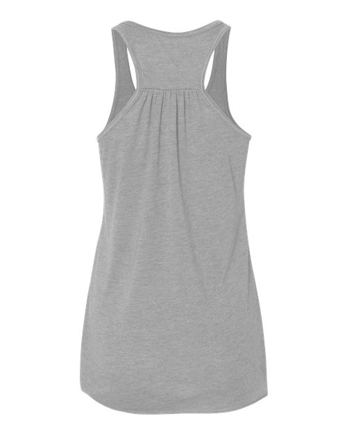 BELLA + CANVAS 8800 Women's Flowy Racerback Tank - Athletic Heather - back