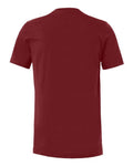 Bella+Canvas 3001 Unisex Jersey Short Sleeve Tee - Cardinal - back
